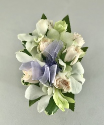 Orchids and Rose Corsage - Deluxe Flower Power, Florist Davenport FL